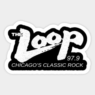 1977 The Loop Radio Sticker